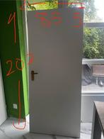 Deur met frame, Ophalen, Gebruikt, 80 tot 100 cm, 215 cm of meer