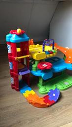 Vtech Toet toet auto’s garage, Kinderen en Baby's, Speelgoed | Vtech, Ophalen, Zo goed als nieuw, 2 tot 4 jaar