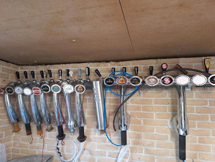 Partij bierzuilen tapzuilen bierkraan biertap mancave bar, Witgoed en Apparatuur, Thuistaps, Gebruikt, Overige merken, Ophalen of Verzenden