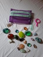 Set edelstenen/mineralen/glazen stenen, Verzamelen, Mineralen en Fossielen, Ophalen of Verzenden