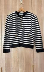 Zara zwart wit gestreept vestje met gouden knopen, Maat 38/40 (M), Ophalen of Verzenden, Zo goed als nieuw, Zara
