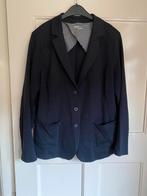 Jasje / blazer Gerry Weber donkerblauwe joggingstof mt 44, Ophalen of Verzenden, Zo goed als nieuw, Maat 42/44 (L), Blauw