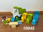 Duplo vuilniswagen 10945 (compleet) 1, Ophalen of Verzenden, Zo goed als nieuw, Complete set, Duplo