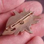 Edelweiss broche uit De Alpen met Emaille, Verzenden, Gebruikt, Overige materialen