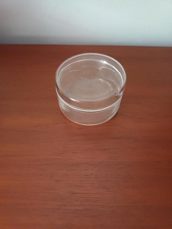 Glazen doos met deksel/ Puntgaaf!, Antiek en Kunst, Curiosa en Brocante, Ophalen of Verzenden
