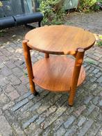 Danish Design Teakwood Teakhout bijzettafeltje, Minder dan 55 cm, Gebruikt, Rond, Deens Danish