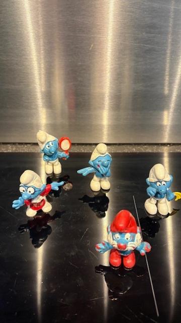 Originele smurfen jaren 70, Verzamelen, Smurfen, Gebruikt, Poppetje, Figuurtje of Knuffel, Verschillende Smurfen, Ophalen of Verzenden