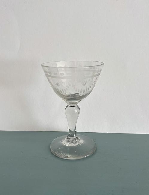 Prachtig vintage kristallen borrelglaasje glaasje glaswerk, Antiek en Kunst, Antiek | Glas en Kristal, Ophalen of Verzenden