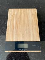 Keuken weegschaal houtlook, Overige materialen, Gebruikt, Overige typen, Ophalen of Verzenden