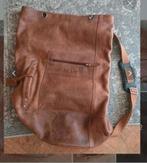 Grote leren duffelbag - Nieuw in plastic!, Ophalen of Verzenden, Nieuw, Bruin, Overige merken