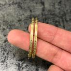 14k gouden oorbellen versace model, Ophalen of Verzenden, Nieuw, Goud