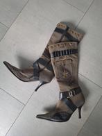El dantes vintage legergroene boots stoer en sexy maat 36, Kleding | Dames, El dantes, Groen, Gedragen, Ophalen of Verzenden
