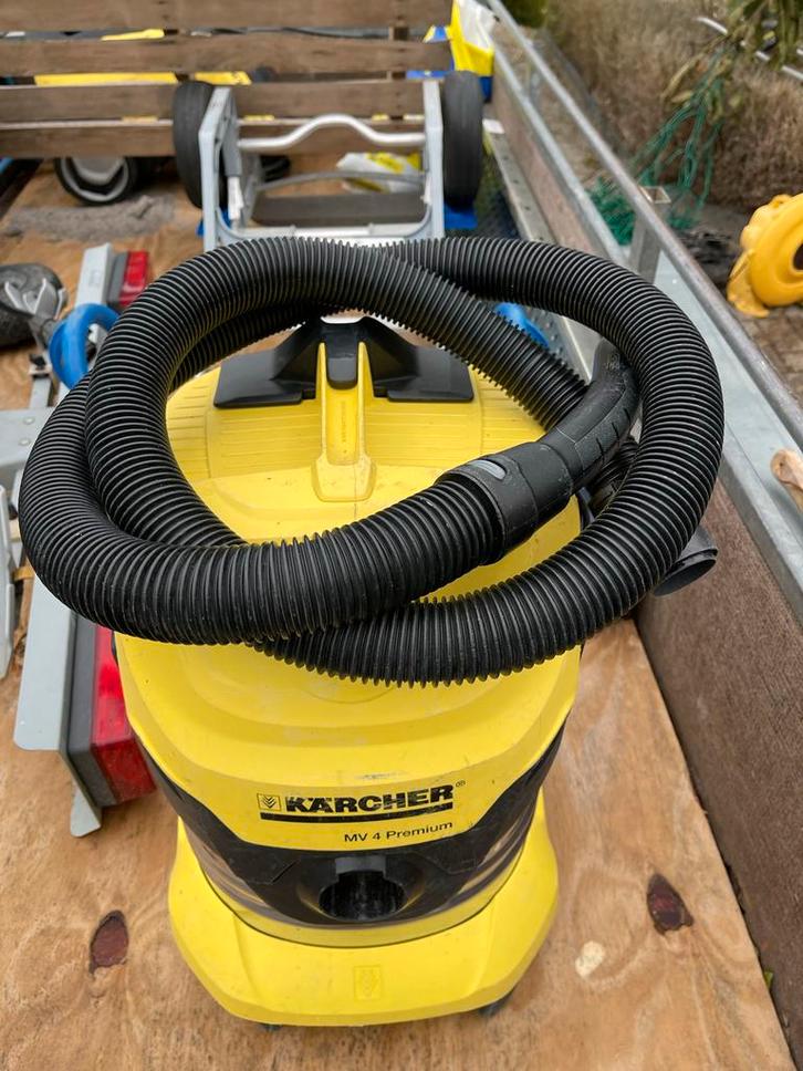 Kärcher MV 4 Premium Stofzuiger, nat en droog, Witgoed en Apparatuur, Stofzuigers, Gebruikt, Stofzuiger, 1600 tot 2000 watt, Reservoir