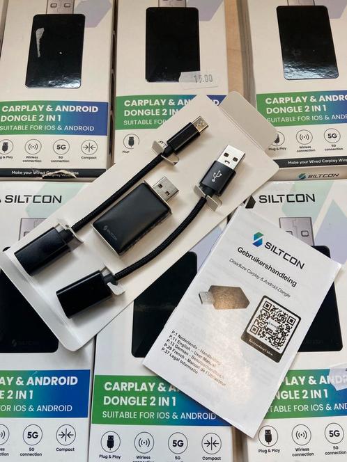 Carplay & Android Dongle 2 in 1, Auto diversen, Autonavigatie, Nieuw, Ophalen of Verzenden