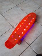 Oranje Skateboard met LED lichtjes, Ophalen, Gebruikt, Skateboard