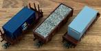 3 Märklin DB goederenwagons met lading, Hobby en Vrije tijd, Modeltreinen | H0, Wisselstroom, Wagon, Ophalen of Verzenden, Zo goed als nieuw