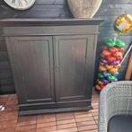 Oude massieve teakhouten kast, Ophalen, Gebruikt