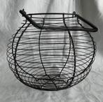 Franse eiermand metalen mand, Ophalen of Verzenden, Zo goed als nieuw, Rond, Overige materialen