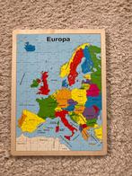 Puzzel hout Europa, Verzenden, Zo goed als nieuw