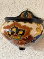 Regina Rosario Wandbloempot Gouds Plateel, Antiek en Kunst, Ophalen