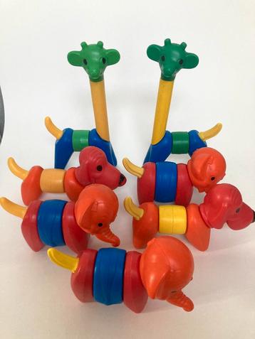 7 vintage Tupperware dieren beschikbaar voor biedingen