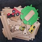 Houten treinset 70-delig Ikea, Ophalen of Verzenden, Gebruikt, Overige typen