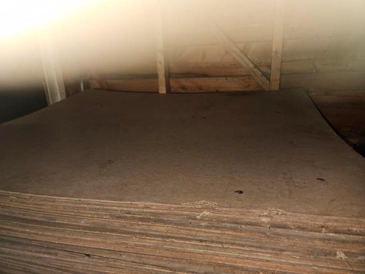 Geperste Plaatjes, Doe-het-zelf en Verbouw, Platen en Panelen, Gebruikt, Hout, Minder dan 20 mm, Ophalen of Verzenden