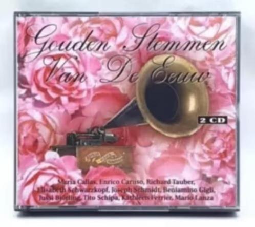 2 CD Gouden Stemmen Van De Eeuw 99082 Klassiek Opera, Cd's en Dvd's, Cd's | Verzamelalbums, Klassiek, Boxset, Verzenden