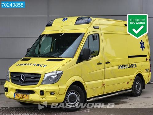 Mercedes Sprinter 319 CDI Automaat Euro6 Complete NL Ambulan, Auto's, Bestelauto's, Bedrijf, Te koop, Airconditioning, Bluetooth