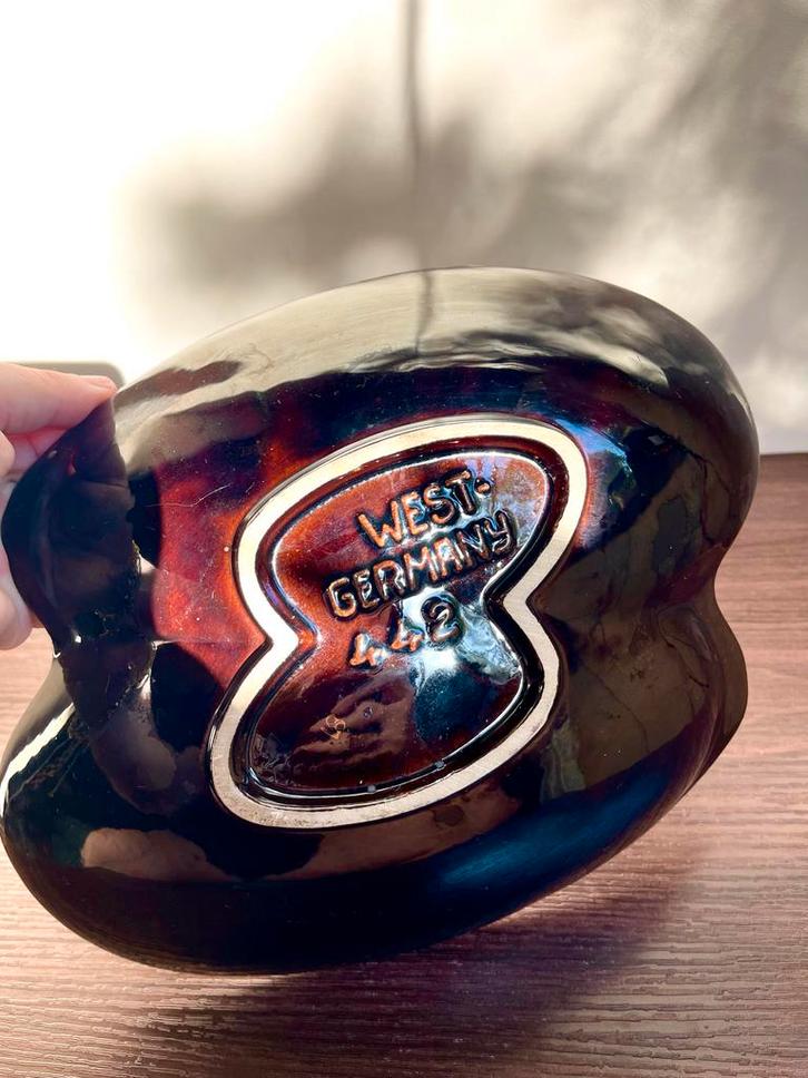 Vintage West Germany Schaal - Prachtige Kleuren!, Huis en Inrichting, Woonaccessoires | Schalen en Manden, Gebruikt, Schaal, Overige vormen