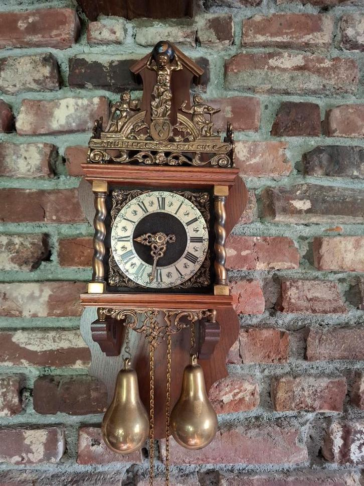Vintage Zaanse Klok - Eyecatcher!, Antiek en Kunst, Antiek | Klokken, Ophalen