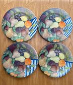 Gien 'La Ronde des Fruits' Borden Set - Vintage, Huis en Inrichting, Ophalen, Gebruikt, Schaal, Rond