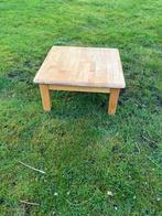 Massief houten lage tafel, 50 tot 100 cm, Minder dan 50 cm, Gebruikt, Rechthoekig