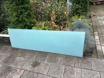 6x Melkglas komt van balkon (195cm bij 60cm hoog) beschikbaar voor biedingen