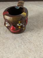 asbak in pijpvorm keramiek kleurstelling + afbeelding uniek, Ophalen of Verzenden