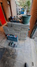 30x30 en 60x40 grindtegels, Ophalen