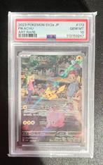 Pokemon Pikachu 151 PSA 10 JPN, Ophalen of Verzenden, Nieuw, Losse kaart