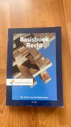 O.A.P. van der Roest - Basisboek Recht, Ophalen of Verzenden, Zo goed als nieuw, O.A.P. van der Roest