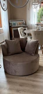 Mooie ronde fauteuil / loveseat van Bocx Interiors, Ophalen, Zo goed als nieuw, Eenpersoons, Minder dan 150 cm