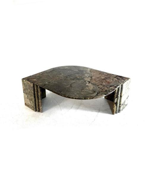 Vintage marmeren ‘Eye’ salontafel, Roche Bobois ‘70, Huis en Inrichting, Tafels | Salontafels, Zo goed als nieuw, Minder dan 50 cm