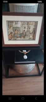 Anton Pieck  schilderij. Straatbeeld ., Antiek en Kunst, Ophalen of Verzenden