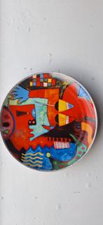 Limed Edition Bord/Schaal - Kandinsky Tribute, Antiek en Kunst, Antiek | Wandborden en Tegels, Ophalen