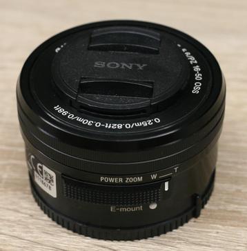 Sony E PZ 16-50 mm F3.5-5.6 OSS SELP1650 E-Mount lens zwart. beschikbaar voor biedingen