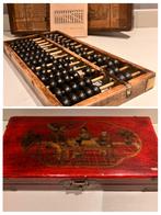 Antieke Chinese Abacus met Doos, Ophalen of Verzenden