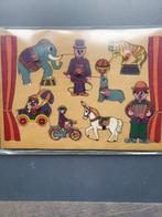 Circus/ 2  houten puzzels/ vintage en nieuw., Ophalen of Verzenden, Zo goed als nieuw