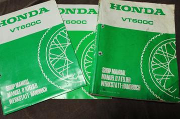 Honda VT600C 1988 motorcycle shop manual VT 600 beschikbaar voor biedingen