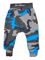 Handgemaakt broekje camouflage print blauw maat 62, Kinderen en Baby's, Babykleding | Maat 62, Broekje, Jongetje of Meisje, Handgemaakt