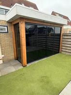 Glazen schuifwanden helder en getint inc montage, Tuin en Terras, Ophalen, Nieuw, Veranda