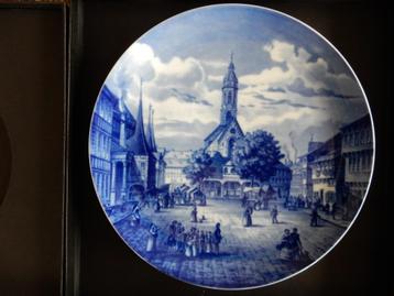 Fürstenberg porselein kerstbord 1975 echt kobalt beschikbaar voor biedingen