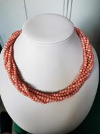 Angelskin koraal Collier, Sieraden, Tassen en Uiterlijk, Kettingen, Ophalen of Verzenden, Zo goed als nieuw